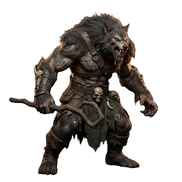 Druid Wolf mage