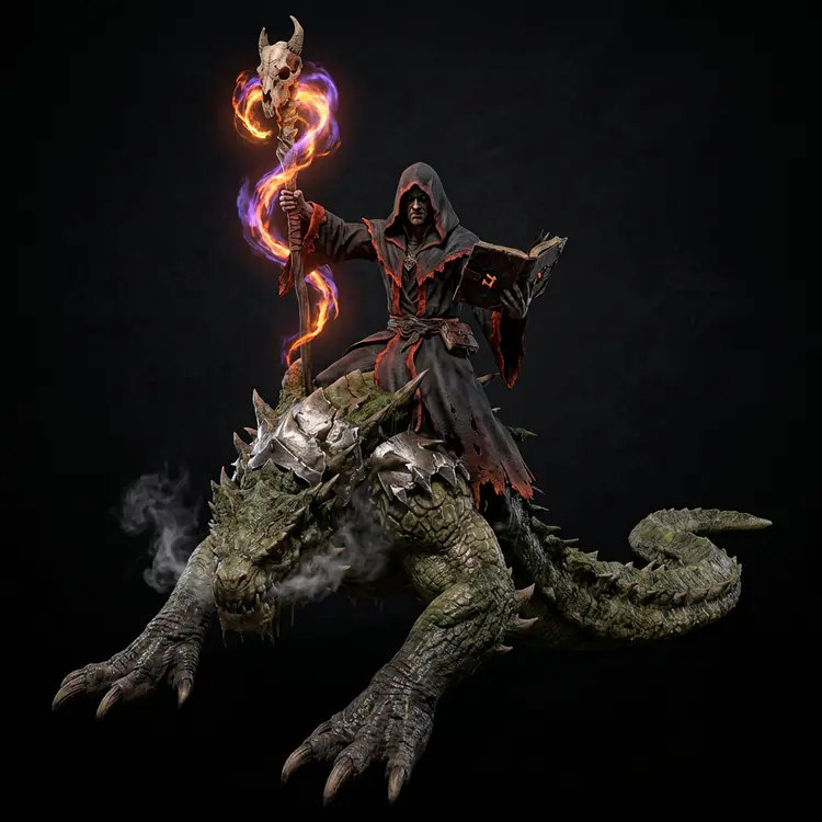 Wizard Mounted